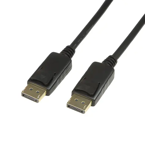LogiLink DisplayPort 5 m čierna / Kábel / DisplayPort 1.2 / 4096x2160 / 60 Hz