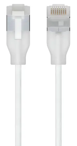 Ubiquiti UniFi Etherlighting Patch kábel 0,15m biela / RJ45 / Cat6a / 10GbE / PoE++
