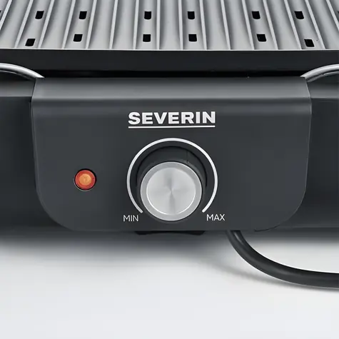 Severin PG 8556 čierna / Elektrický gril / 2300W / regulácia teploty do 220 ° C