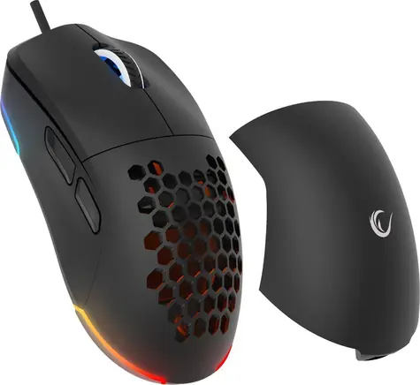 Rampage Blink čierna / Herná myš / optická / 12800 DPI / RGB / USB
