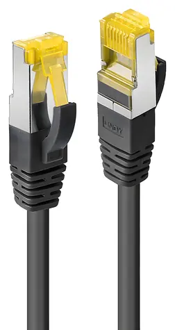 Lindy čierna / Patch kábel / Cat6a U/UTP / 3 m / RJ-45 / 10 ks