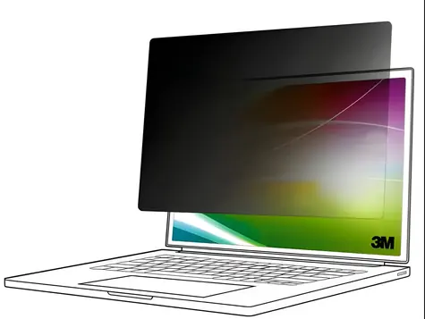 3M Bright Screen BP133W1E / Privátny filter na notebook / 13,3" / 16:10 / Antireflexný