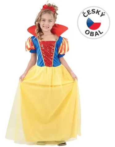 Detský kostým Snehulienka 110-120 cm / Karnevalový kostým / 4-6 rokov