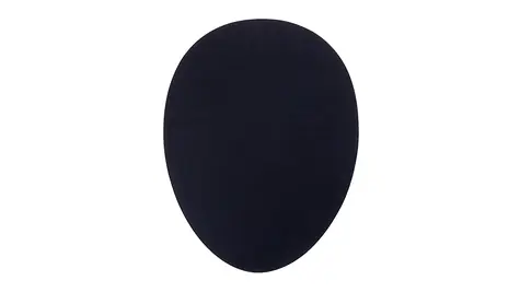 BakkerElkhuizen The Egg Ergo čierna / Podložka pod myš / ergonomická / 230 × 300 mm