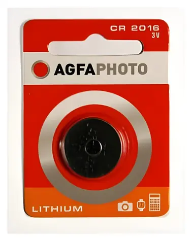 AGFAPHOTO CR2016 / Gombíková batéria / 3.0V / 75 mAh / lítiová / 2 ks