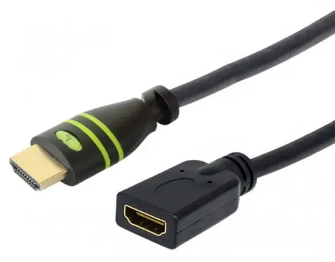 Techly ICOC-HDMI-4-EXT018 čierna / Predlžovací kábel HDMI / s Ethernetom / 4K 30 Hz / 1,8 m