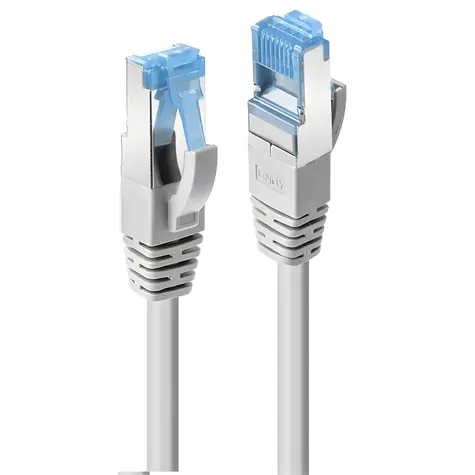 Lindy Cat6a S/FTP sivá / Patch kábel / PIMF / LSZH / 15 m