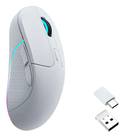 Keychron M3 Wireless biela / Herná bezdrôtová myš / optická / 26 000 DPI