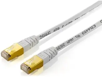Equip Cat5e F/UTP biely / Patch kábel / RJ45-RJ45 / 10 m