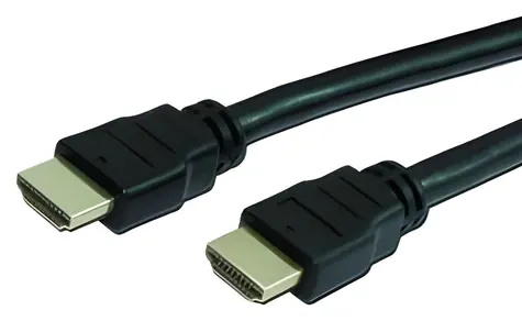 MediaRange Gold Connector čierna / HDMI kábel / High Speed / Ethernet / pozlátené konektory / 1,5 m