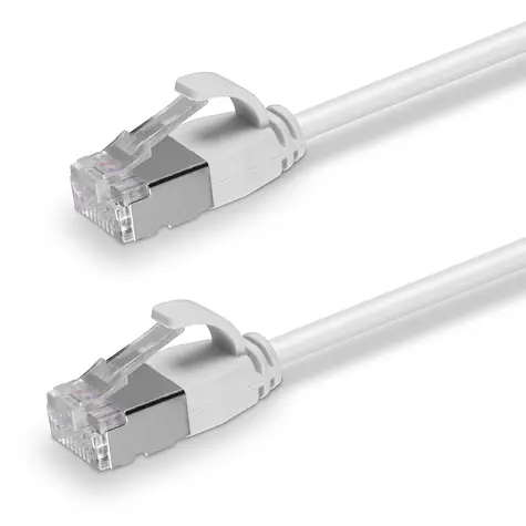 Lindy Cat6a F/UTP Ultra Slim šedá / Patch kábel / RJ-45 / 0,5 m
