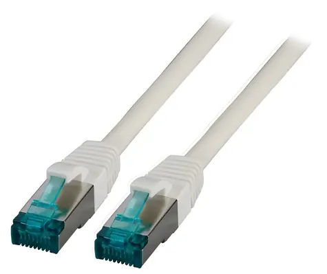 EFB Cat6a S/FTP 15 m šedá / Patch kábel / RJ-45 / LSZH / 10 Gigabit Ethernet