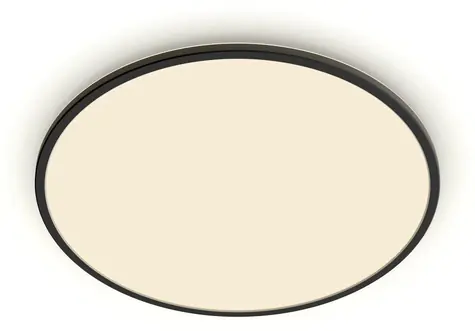 Philips SuperSlim 36W čierna / LED stropné svietidlo / 2700K / priemer 55 cm / IP20