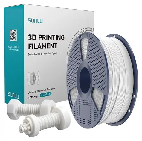 Sunlu Filament ABS High-Speed biela / Struna pre 3D tlačiareň / ABS / 1 kg