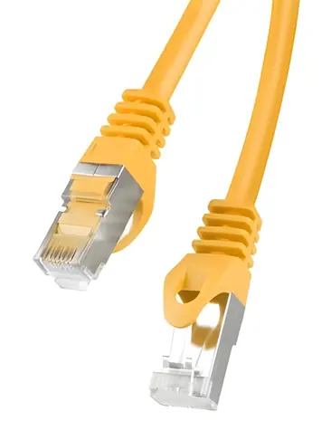 Lanberg Cat6 FTP 15 m žltá (PCF6-10CC-1500-Y) / Patch kábel / RJ45-RJ45 / Fluke Passed