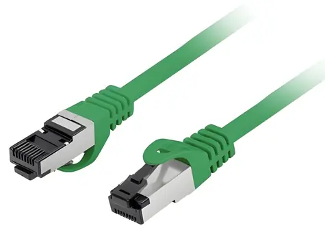Lanberg CAT8.1 S/FTP 3M zelená / Patch kábel / LSZH / CU / 2000 MHz / Fluke Passed