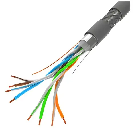 Lanberg CAT.5E SFTP sivá / Sieťový kábel / Cat5e / S/FTP / 305 m / drôt / CU / CPR / Fluke Test