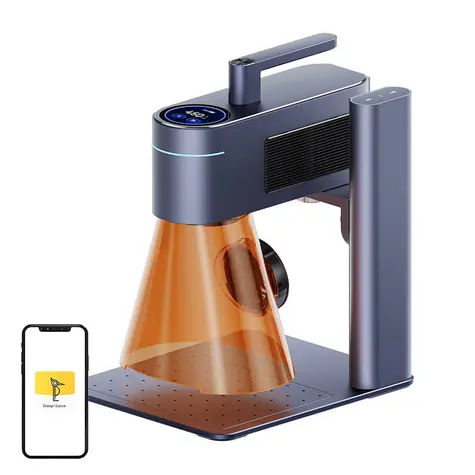 LaserPecker 4 Deluxe / Laserový gravírovací stroj / Dvojitý laser 10W/2W / Plocha 160x300 mm / Bluetooth 5.0