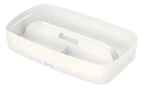Leitz MyBox Organizér s držadlom (S) biela / Organizér / ABS / vodeodolný / 30,7 x 18,1 x 5,6 cm