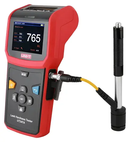UNI-T UT347A / Tvrdomer / Leeb / 6 stupníc tvrdosti / Bluetooth / kamera