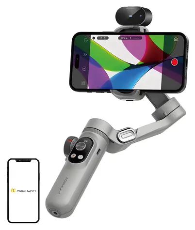 Aochuan SMART X Pre sivá / Stabilizátor / 3osý / AI senzor / OLED displej