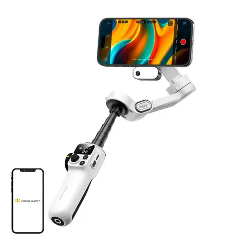 Aochuan P2 biela / Stabilizátor / 3osý / AI sledovanie tváre 360° / MagSafe