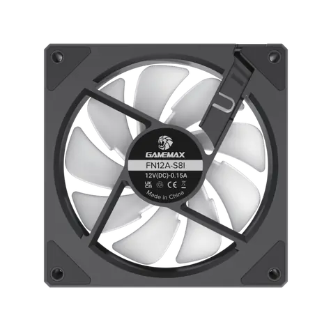 Gamemax FN12A-S8I čierna / Ventilátor / 120 mm