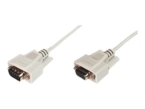 Digitus Predlžovací kábel D-Sub9 / Predlžovací kábel / Sériový RS-232