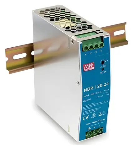 Mean Well NDR-120-48 / Priemyselný napájací zdroj / 48V / 120W / DIN lišta