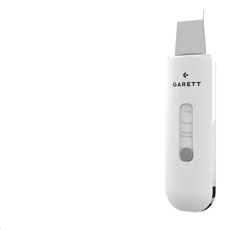 Garett Beauty Breeze Scrub biela / Kavitačné peelingové zariadenie / 4 režimy / iónové čistenie / 800 mAh