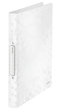 Leitz Wow Dosky s 2-krúžkovým mechanizmom biela / PP / A4