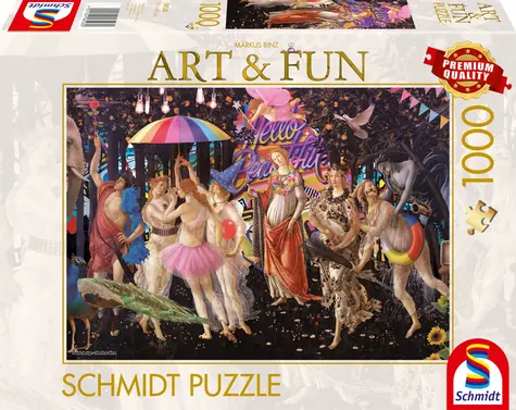 Schmidt Puzzle Art & Fun: Primavera 2024 / 1000 dielikov / 69,3 x 49,3 cm