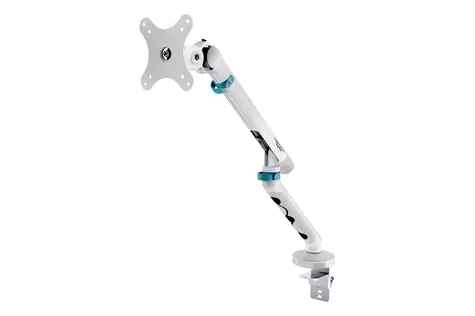Digitus držiak pre monitor 35" biela / Držiak pre monitor / mechanická pružina / VESA 75x75, 100x100 / nosnosť 10 kg