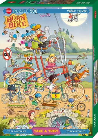 HEYE Puzzle Na výlete: Marino Degano / 500 dielikov / 35 x 50 cm