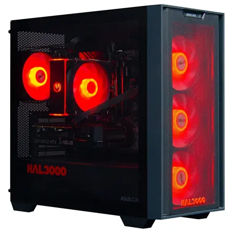 HAL3000 Online Gamer čierna / Herné PC / AMD RYZEN 5 5600 / 32GB DDR4 / RTX 5060 / 1TB PCIe4 SSD / WiFi / W11