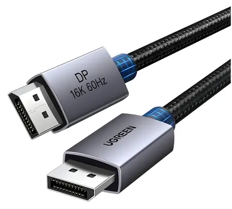 Ugreen DisplayPort kábel strieborná / DisplayPort kábel / 0,5 m