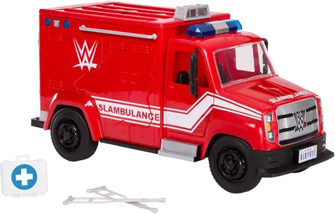 Mattel Auto WWE Slambulance (JMR51) / od 6 rokov / plast
