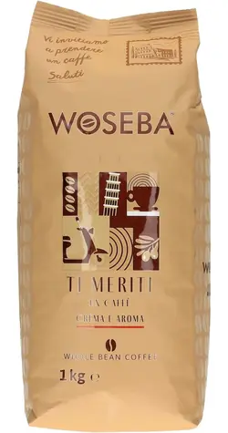 Woseba Ti Meriti Krem aj Aromat 1 kg / Zrnková káva