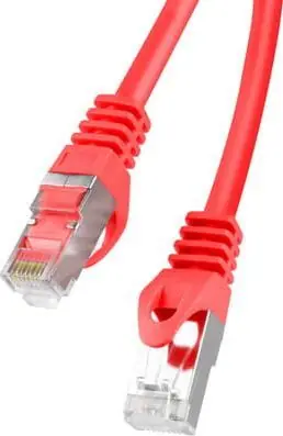 Lanberg CAT6 FTP 3M červená / Patch kábel / RJ45-RJ45 / Fluke Passed