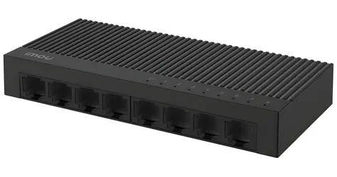 Imou SF108C-V2 čierny / Switch / 8x RJ-45 10/100 Mbps / 1,6 Gbps / Desktop
