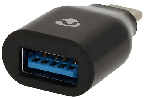 Nedis adaptér USB-C (M) - USB-A (F) čierna / Adaptér / USB 3.2 Gen 1