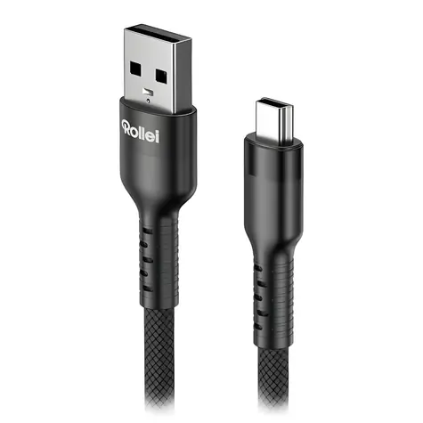 Rollei USB kábel A - Mini-USB B5 / Kábel / USB 2.0 / 1,2 m