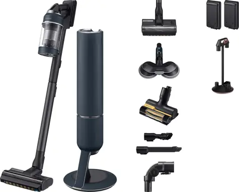 Samsung Jet PLUS Pro Extra VS20B95973B čierna / Tyčový aku vysávač / 580 W / 25,2 V / 120 min