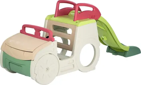 Smoby Šmykľavka Auto dobrodružstvo 3v1 / 75 × 40 × 120,5 cm