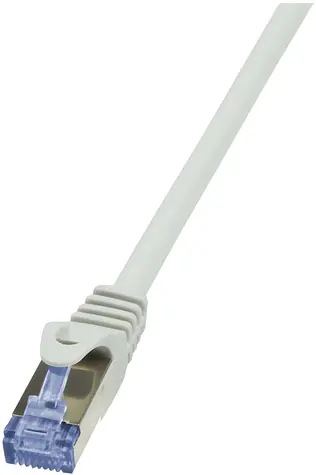 LogiLink sivá / Patch kábel / Cat6A / S/FTP / RJ-45 / 7,5 m / LSZH