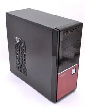 AMEI AM-C3001BR čierna/červená / Skriňa / ATX, E-ATX