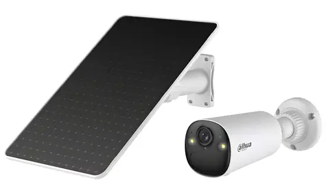 Dahua BF4CP-0210B biela / IP kamera / Bullet / Wi-Fi / 4 Mpix / IP66 / solárny panel 8W
