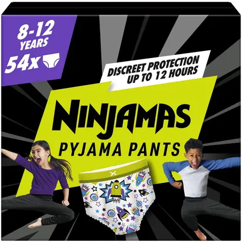 Pampers Ninjamas XXXL Boy (54 ks) / Plienkové nohavičky / Nočná ochrana