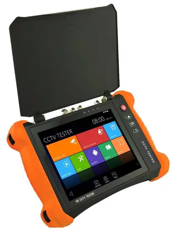 Xtendlan Ručný tester kamerových signálov / Ručný tester / IP/HDMI/SDI/CVBS/AHD/CVI/TVI do 8Mpix / 8" TFT displej