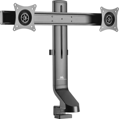 Maclean MC-854 / Stolový držiak pre dva monitory / 17-27"